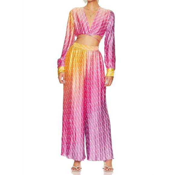 NEW ROCOCO SAND eviie pant in multi - Picture 4 of 4